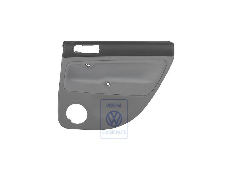 Original VW Door Panel Trim (Cloth) Flannel Grey - 3B9867212AHLGJ