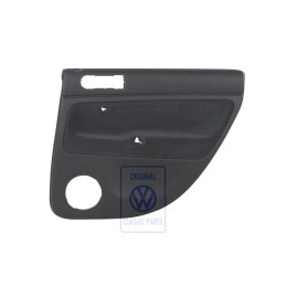 Original VW Door Panel Trim (Cloth) Black/Black - 3B9867212AHLLF