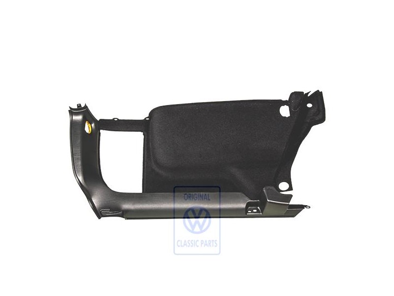 Original VW Luggage Compartment Trim Satin Black - 3B9867430Q B41