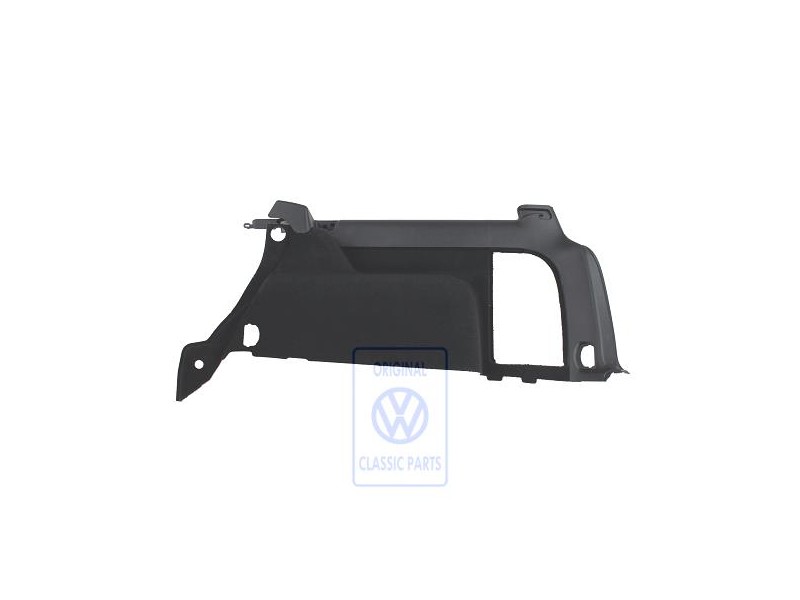 Original VW Luggage Compartment Trim Satin Black - 3B9867430T B41