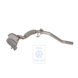 Original VW Exhaust Pipe With Catalyst And Particulate Filter - 3C0254701LX