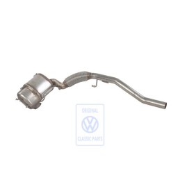 Original VW Exhaust Pipe With Catalyst And Particulate Filter - 3C0254703DX