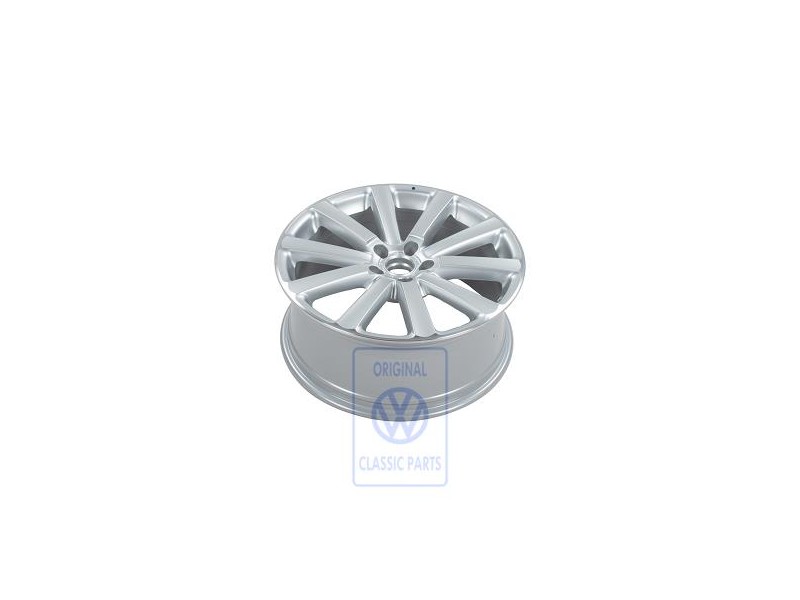 Original VW Aluminium Rim Diamond Silver - 3C0601025AM8Z8