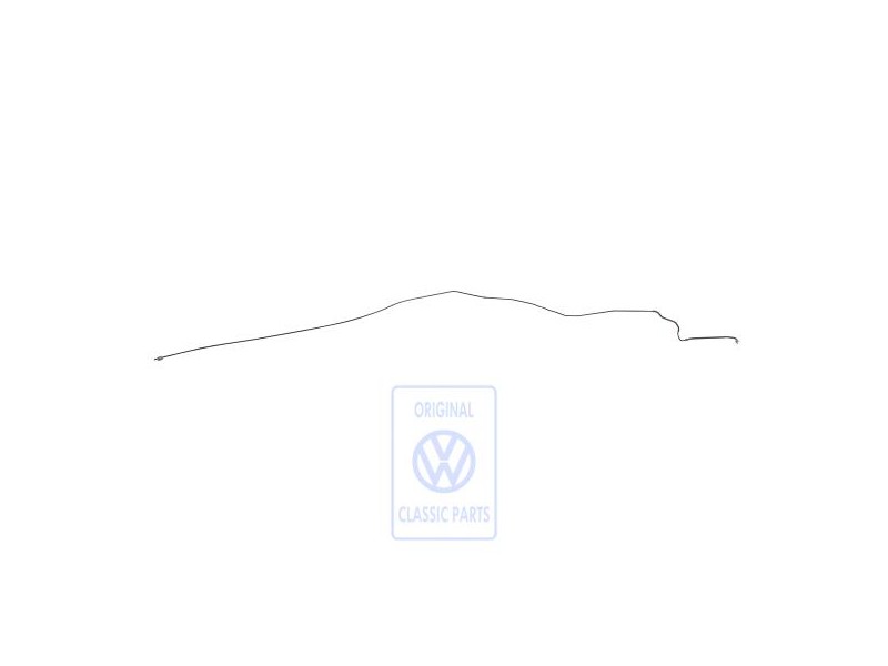 Original VW Brake Line From Connecting Piece To Brake Hose - 3C0614741J