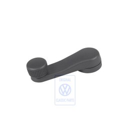 Original VW Window Crank Satin Black - 3C0837581 9B9
