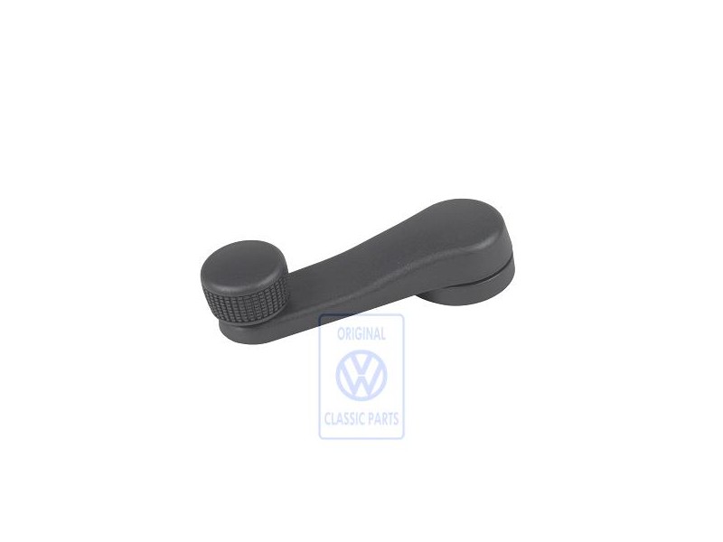 Original VW Window Crank Satin Black - 3C0837581 9B9