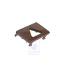 Original VW Trim Nut Tree Brown - 3C0857368B 46X