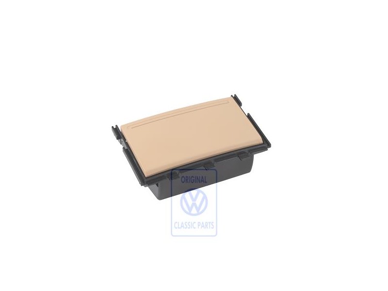 Original VW Stowage Compartment With Cover Pure Beige - 3C0858338 7R3