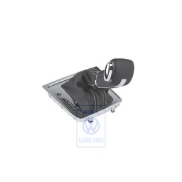 Original VW Gear Shift Cover Black/Black - 3C1713203A UWX