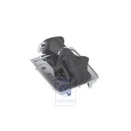 Original VW Gear Shift Cover Black/Black - 3C1713203F UZD