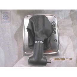 Original VW Gear Shift Cover Black/Black - 3C1713203N ZQF