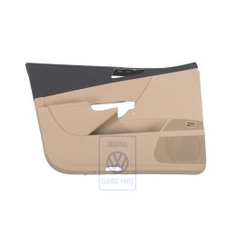 Original VW Door Trim (Leatherette) Black/Pure Beige - 3C1867011EBTCK