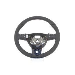 Original VW Mult.Steering Wheel (Leather) Black/Light Beige - 3C8419091BMOXD