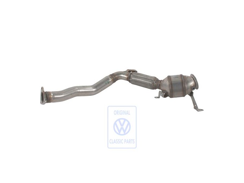 Original VW Exhaust Pipe With Catalyst - 3D0254300CX