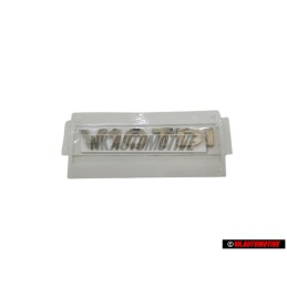 Original VW V10 TDI Rear Boot Badge Emblem Chrome - 3D0853675D 739