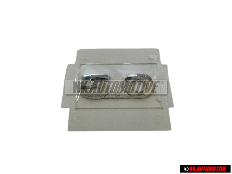 Original VW 5.0 Rear Boot Badge Emblem Chrome - 3D0853675H 739