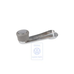 Original VW Window Crank Flannel Grey - 443837581E U71