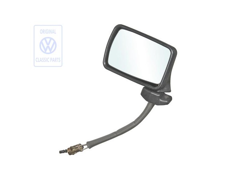 Original VW Exterior Mirror (Flat) (Adjustable From Inside) - 532857501