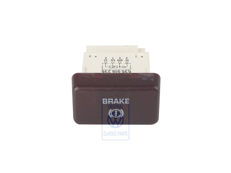 Original VW Warning Lamp For Dual Circuit Brakes And Handbrake - 535919235