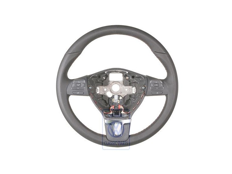 Original VW Mult.Steering Wheel (Leather) Titanium Black/Sioux - 5C0419091B N0E