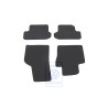 Original VW 1 Set Foot Mats Titanium Black/Black - 5C1863011C EOM