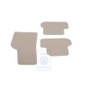 Original VW 1 Set Foot Mats Nutria Beige - 5C1863011C ICK