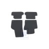 Original VW 1 Set Foot Mats Titanium Black/Artgrey - 5C1863011C ISR