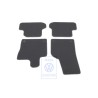 Original VW 1 Set Foot Mats Titanium Black/Artgrey - 5C1863011H BCW
