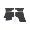 Original VW 1 Set Foot Mats Flannel Grey/Blue - 5C1863011P KMX