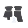 Original VW 1 Set Foot Mats Titanium Black/Artgrey - 5C1863011S BCW