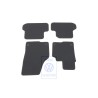 Original VW 1 Set Foot Mats Black/Yellow - 5C2863011D CNA