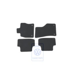 Original VW 1 Set Foot Mats Titanium Black/Cashmere - 5G1863011A ANP