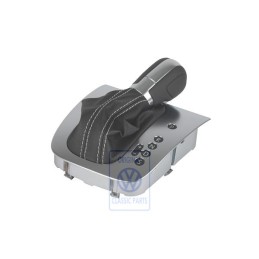 Original VW Gear Shift Cover Black/Silver Grey - 5K2713203D RIH