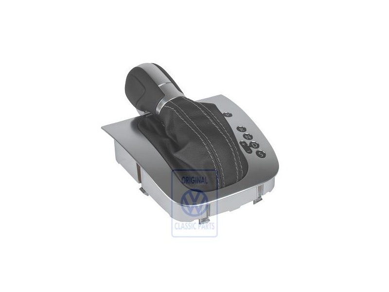 Original VW Gear Shift Cover Black/Art Grey - 5K2713203D YMD