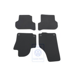 Original VW 1 Set Foot Mats Black/Silver Grey - 5M1863011F RII