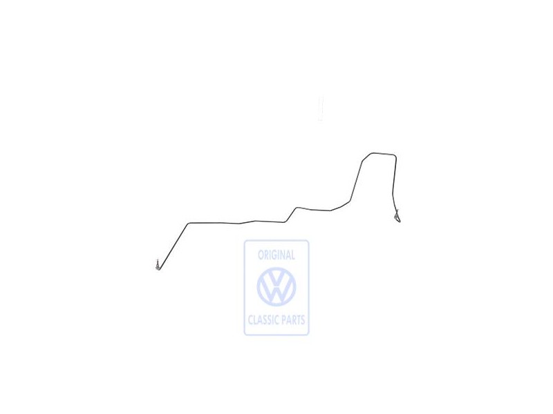 Original VW Brake Pipe From Hydraulics To Brake Hose - 6C2614724B