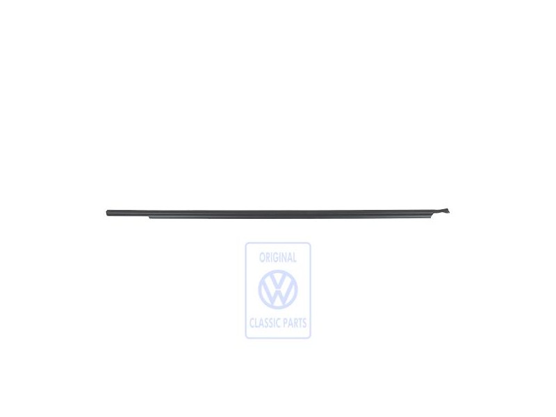 Original VW Window Aperture Seal Satin Black - 6E0837478 B41