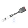 Original VW Belt Latch Satin Black/Fire Red - 6E0857755 FCN