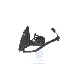 Original VW Exterior Mirror Housing Satin Black - 6E1857508D 01C