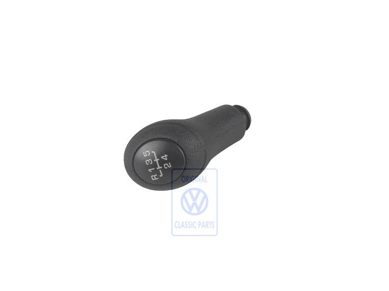 Original VW Gearstick Knob Satin Black - 6K0711141A 01C