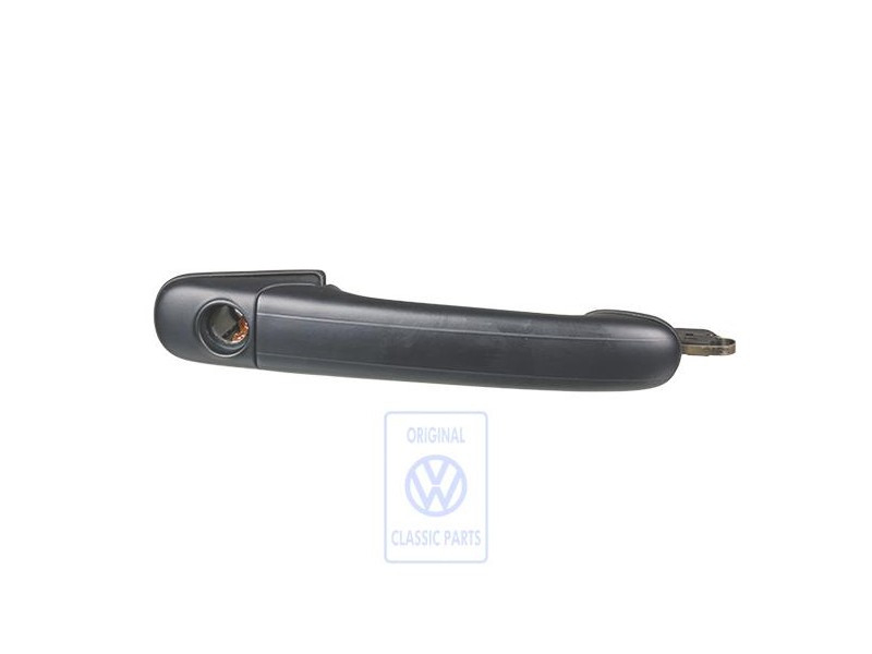 Original VW Door Handle, Exterior Satin Black - 6K0837208A 01C
