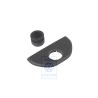 Original VW Cover Cap Satin Black - 6K0845537 01C
