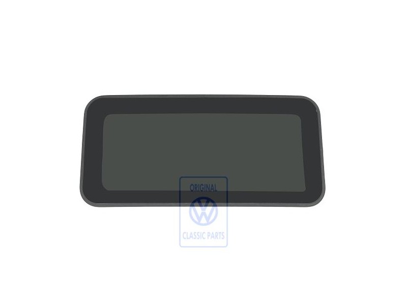 Original VW Glass Sliding Sunroof Cover With Seal - 6K0877051C