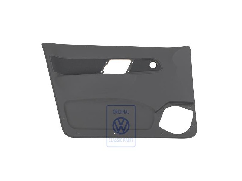 Original VW Door Panel Trim (Cloth) Off-Black - 6K4867011CTHDY