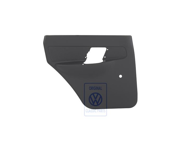 Original VW Door Panel Trim (Cloth) Off-Black - 6K4867211D HDY