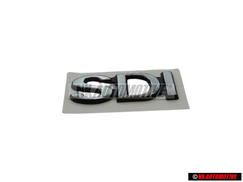 Original VW SDI Rear Boot Badge Emblem Chrome - 6K5853691C Z10