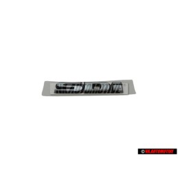 Original VW SDI Rear Boot Badge Emblem Silver - 6K9853687E GHA