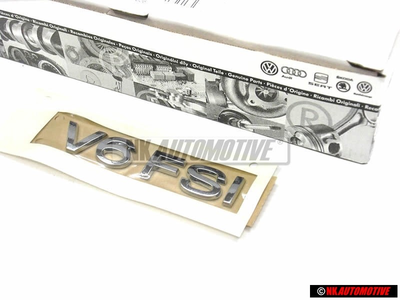 Original VW V6 FSI Rear Trunk Boot Badge Emblem - 3C0853675C 739