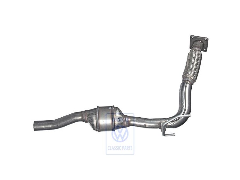 Original VW Exhaust Pipe With Catalyst - 6N0253058AX