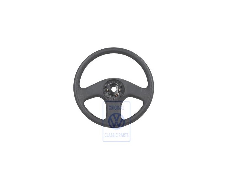 Original VW Steering Wheel Satin Black - 6N0419091F 01C